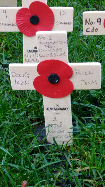 Remembrance service by the memorial in the cloisters at Westminster Abbey (6)