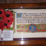 Remembrance service by the memorial in the cloisters at Westminster Abbey (4)