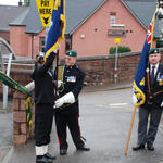 Drill before start of Parade Fort William 8th Nov 2015