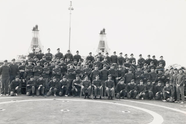 HQ 3 Cdo Bde & Sig Sqn at sea 1970s