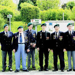 46RM Commando veterans at Beuzeville.