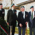 Dudley Cooper MM, Des Rochford, Fred Carrington, n/k, Walter Iredale, Argenta Gap Cemetery