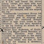 Newspaper clipping 1942