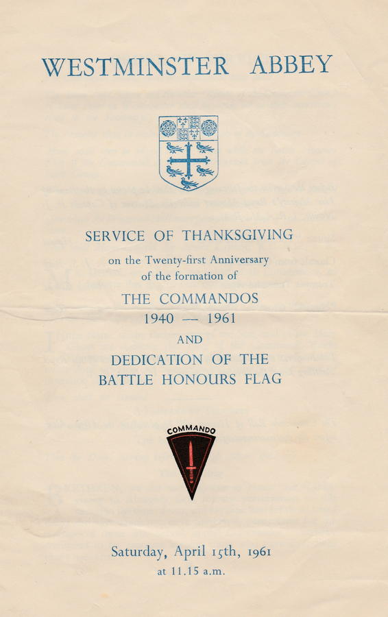 21st anniversary of the formation of the Commandos Service