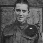 Victor Alfred Lessons, No.4 Commando, on his wedding day Sept'44