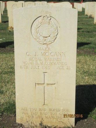 Major Gerard Joseph McCann