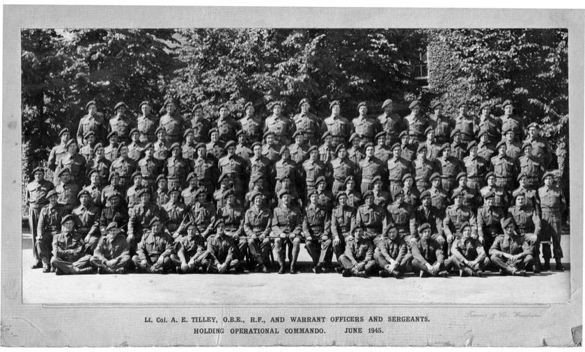 Holding Operational Commando (HOC)  Warrant Officers and Sgts. June 1945