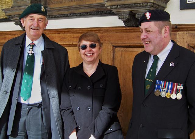 Brigadier Jack Thomas, Elizabeth Davies & Paul Hobart