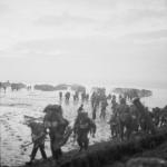 4th Special Service Brigade wade ashore from landing craft near Flushing