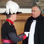 Captain of Invalids, Lt Col Rupert Lucas & Chaplain, The Reverend Steven Brookes