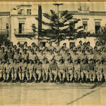 No 3 Commando HQ troop at Aci Castello, Sicily, 8th November 1943