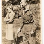 Lt. Col. Charles Newman  VC (OC No.2 Commando) with his wife