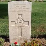 Fusilier Albert Williams, No.3 Commando, Sangro River War Cemetery.