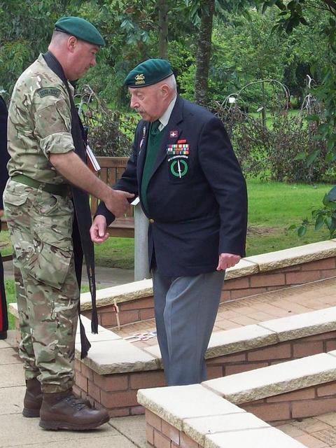 Rev. Scot Shackleton RN and Roy Cadman (No.3 Cdo)