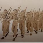 42 Commando, X Troop, coming off parade, 1947, Malta