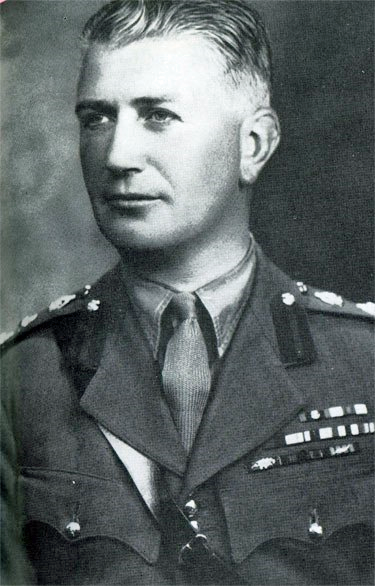 Bdr. Derek Mills-Roberts CBE DSO MC, OC No.6 Cdo and 1 SS Bde.