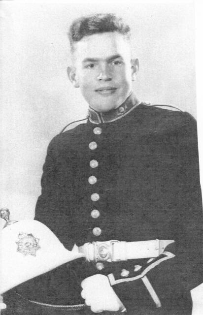 Derek Preston in Dress Uniform 1955