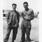 Stan Williams (l) & Derek Preston (r), 45 Cdo.,RM, circa 1955/6