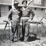 Mne Booth and Lt Manning - Fanling, Hong Kong 42 Cdo., 'X' Tp. 1946