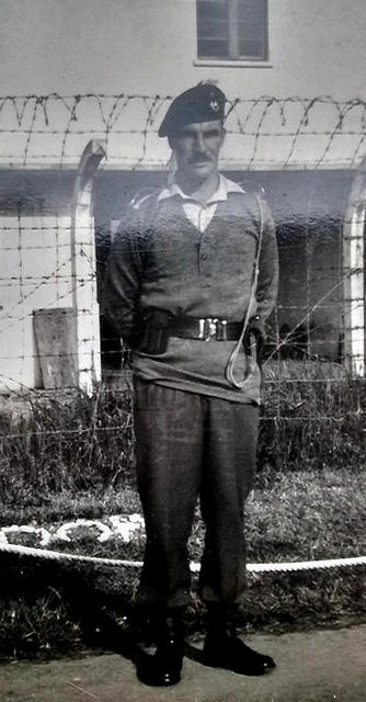 TSM Davies, 42 Commando 'X' Tp., Fanling, Hong Kong 1946