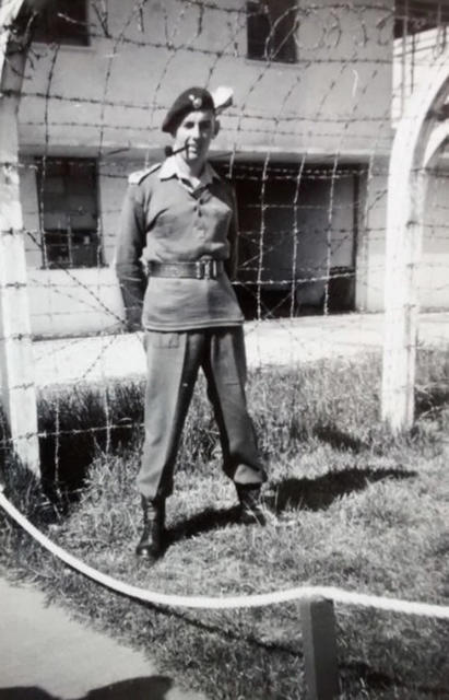 Captain Acton, 42 Commando RM, X Tp., Fanling,Hong Kong. 1946.