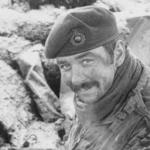 Sgt 'Sharkey' Ward,  40 Cdo RM, San Carlos, Falklands