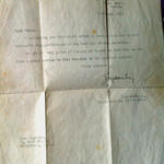 Rfn John Maginnis, No 12 Cdo., boxing document