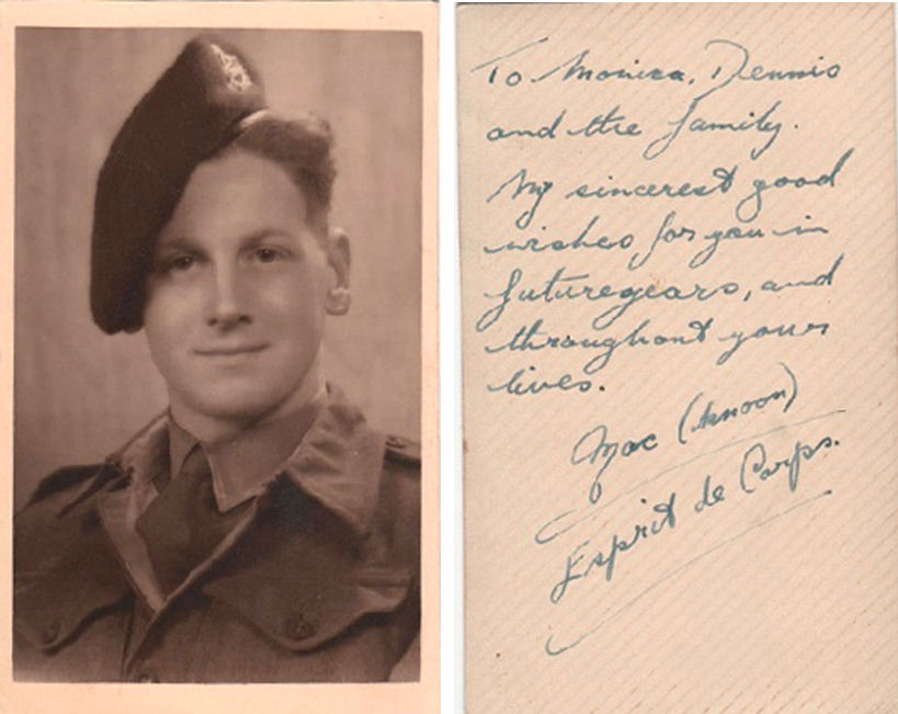 Robert Frank 'Mac' Joiner, No 6 Commando and HOC. 