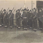 Group from No 9 Commando on parade.