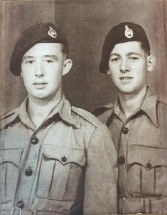 Mnes. Norman Fincham and Edward Adams (left)  44RM Cdo