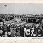 The first memorial service at the cemetery at Cuy, 2nd August 1947.