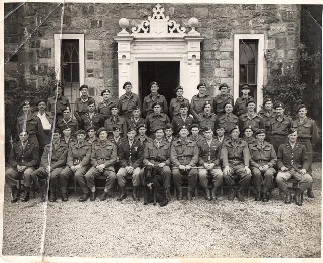 British and American Officers at the Commando Basic Training Centre