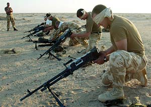 29 Commando training in Kuwait