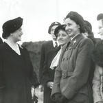 Margaret Wells meeting the Queen Mother 1952
