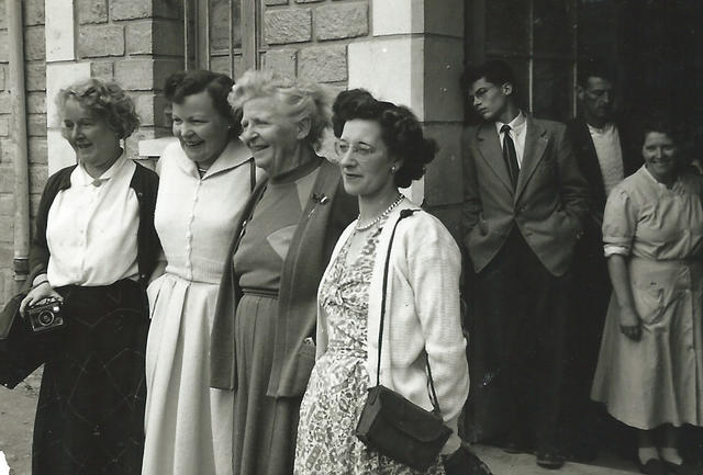 Visit To Normandy after the war with 2 of the resistance members