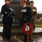 Royal Marines before the Parade