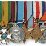 Medals belonging to E W Dudley Coventry