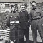 Bill Aspey, unknown,  and Joe Rogers, No.2 Commando 5 Troop.