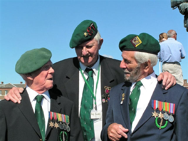 Bob Bartholomew (left),  Roy Elmes (centre), and Arthur Baseley