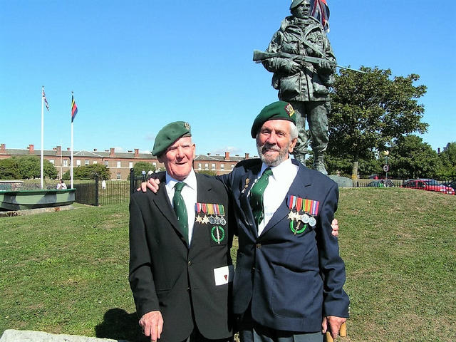 Bob Bartholomew & Arthur Baseley, both of No.5 Commando.