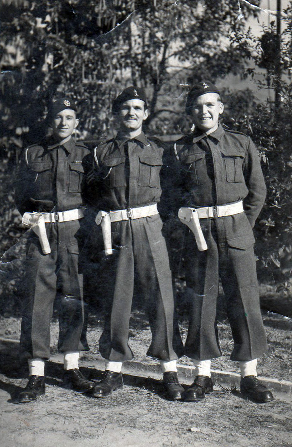 Pte. Norman Carter (right) and others, No.1/5 Cdo. possibly Hong Kong.