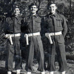 Pte. Norman Carter (right) and others, No.1/5 Cdo. possibly Hong Kong.