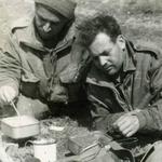 Scouse Hale and Des Rochford, No.2 Commando, Lake Comacchio April 1945.