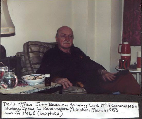 Capt. John Beasley (No.5 Commando), 1988, Kensington