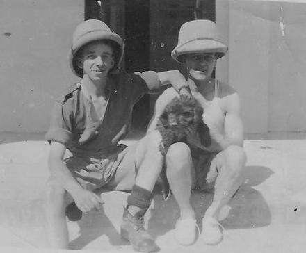 James Higginbotham, later No.5 Cdo., and pal