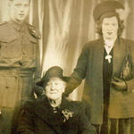 Cpl Begbie with his Mother and Grandmother