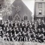 No 4 Commando 'D' troop o/s Lake Road Chapel, Keswick c.1942