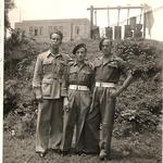 Arthur Baseley, Titch Dyson and L/Cpl Pedder, No.5 Commando