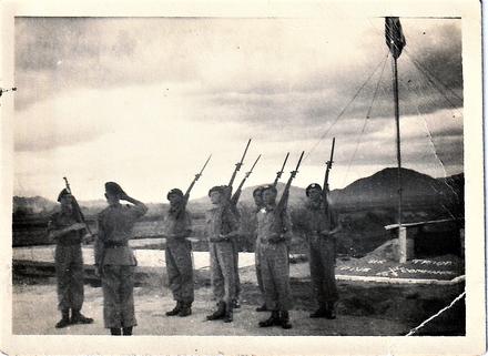No.5 Cdos on parade