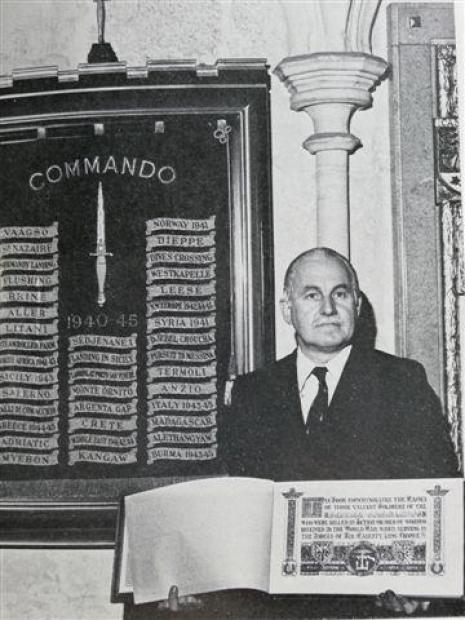 Westminster Abbey Commando Roll of Honour